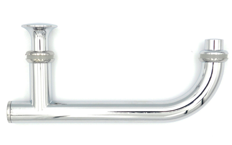 Ajtófogantyú, két furatos ajtó üvegre.